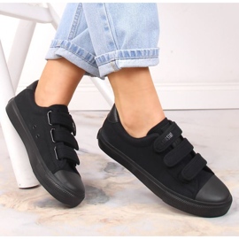 Big Star W INT1842D baskets velcro, noir le noir 1
