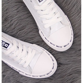 Baskets ajourées blanches Big Star W FF274024 4