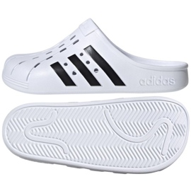 Tongs de sport en mousse blanche Adidas Adilette Clog FY8970 1 Tongs de sport en mousse blanche Adidas Adilette Clog FY8970 1