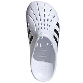 Tongs de sport en mousse blanche Adidas Adilette Clog FY8970 2 Tongs de sport en mousse blanche Adidas Adilette Clog FY8970 2