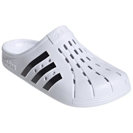Tongs de sport en mousse blanche Adidas Adilette Clog FY8970 4 Tongs de sport en mousse blanche Adidas Adilette Clog FY8970 4