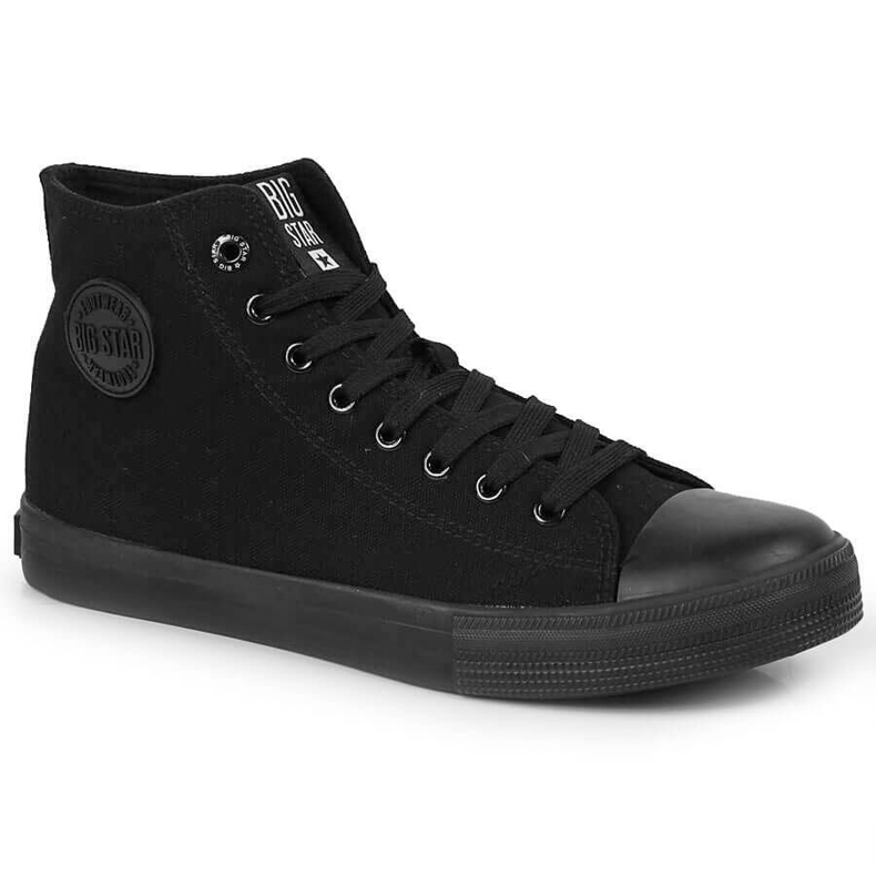 Baskets montantes homme noires Big Star FF174550 1