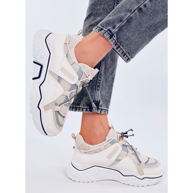 Baskets Amica Abricot beige 2