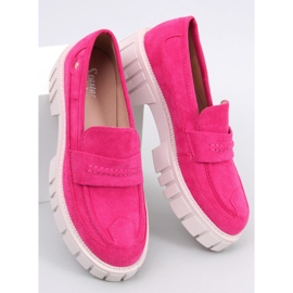 Mocassins plateforme de Chandra Peach rose 2