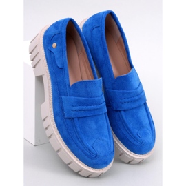 Mocassins plateforme Chandra Bleu 1