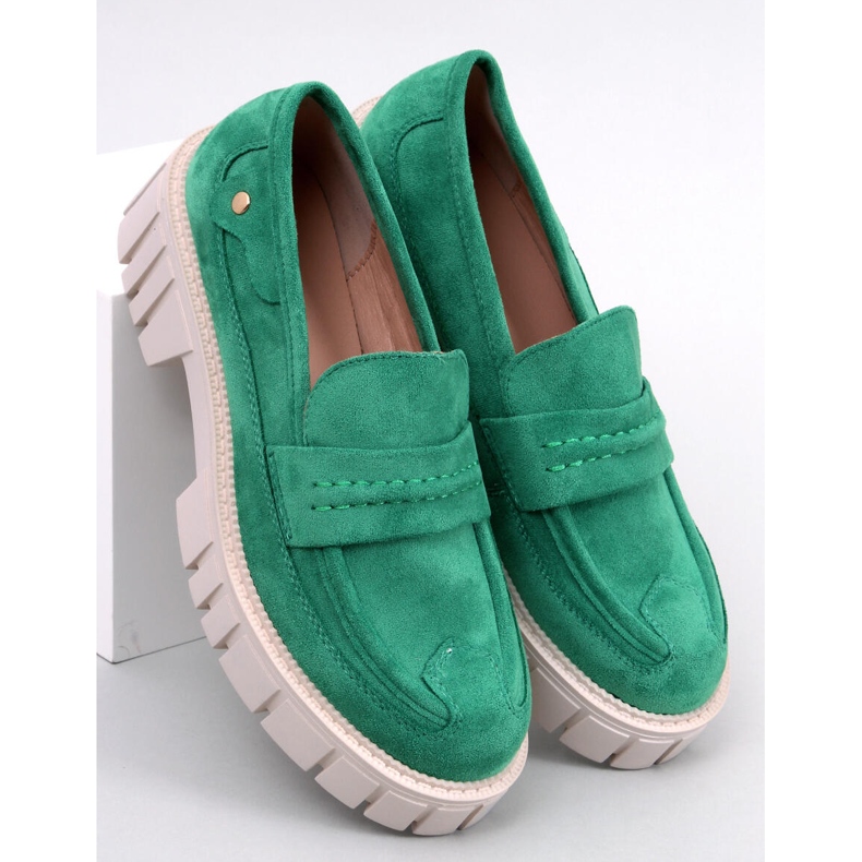 Mocassins à plateforme de Chandra Green vert 1