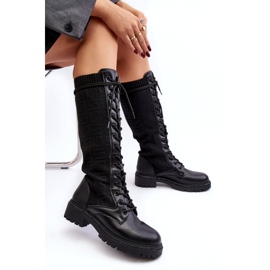 Bottines À Lacets Pour Femmes Avec Tige Élastique Noir Virxinia le noir 5 Bottines À Lacets Pour Femmes Avec Tige Élastique Noir Virxinia le noir 5