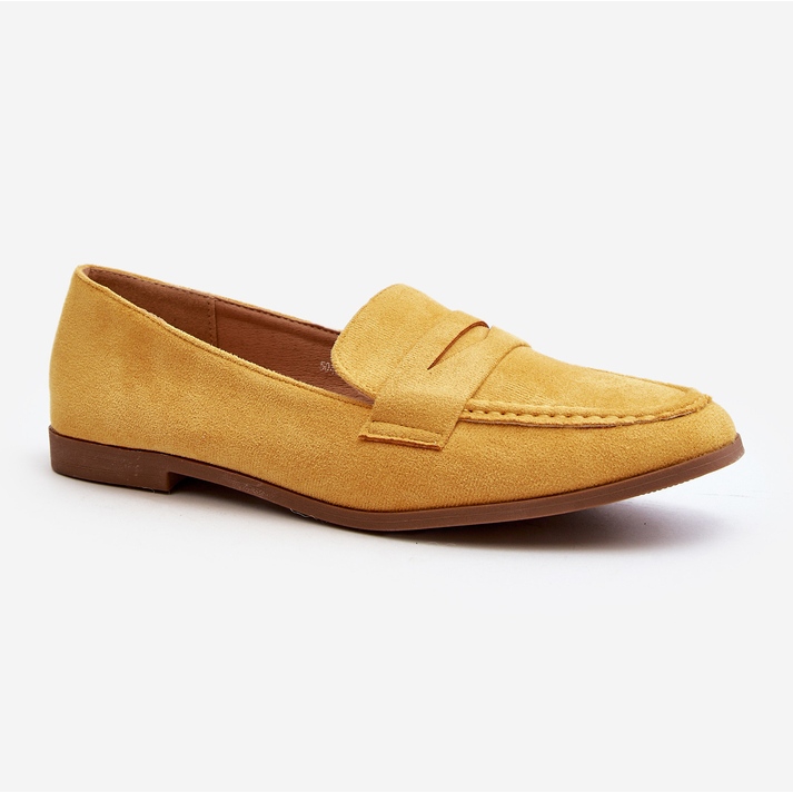 Mocassins Classiques Femme Jaune Olevin 1