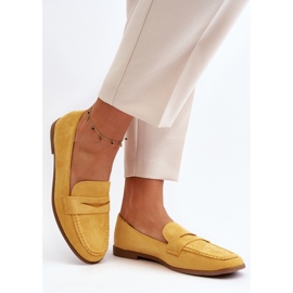 Mocassins Classiques Femme Jaune Olevin 3