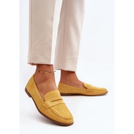 Mocassins Classiques Femme Jaune Olevin 4