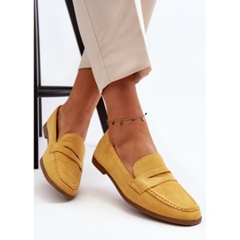 Mocassins Classiques Femme Jaune Olevin 6