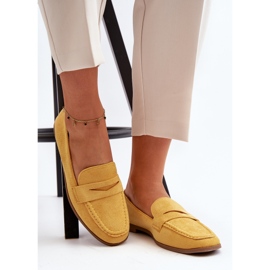 Mocassins Classiques Femme Jaune Olevin 7
