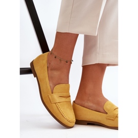Mocassins Classiques Femme Jaune Olevin 8