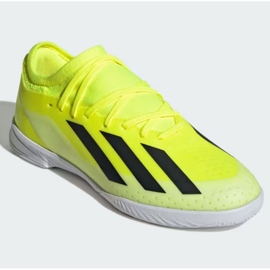 Chaussures de football adidas X Crazyfast League In Jr IF0685 jaune 1