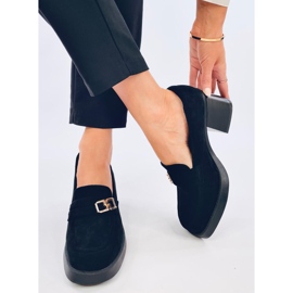 Corinai Mocassins à talons hauts noirs le noir 2