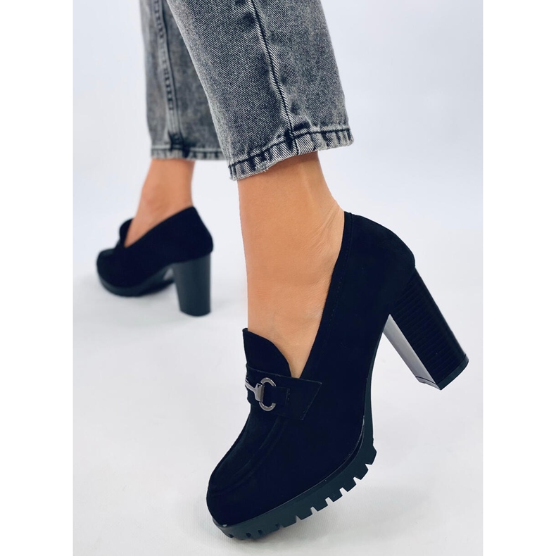 Desira Mocassins à talons noirs le noir 2