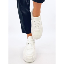 Baskets femme Moriau blanches 1