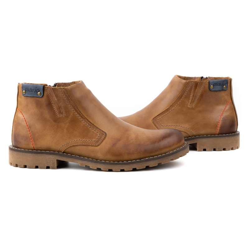 Olivier Bottes isolées homme 815 rouge brun 7