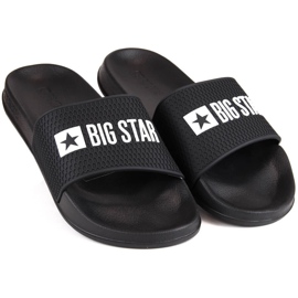 Tongs de sport noires pour hommes Big Star JJ174505 1