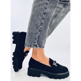 Mocassins femme en daim Ralfes Noir le noir 4