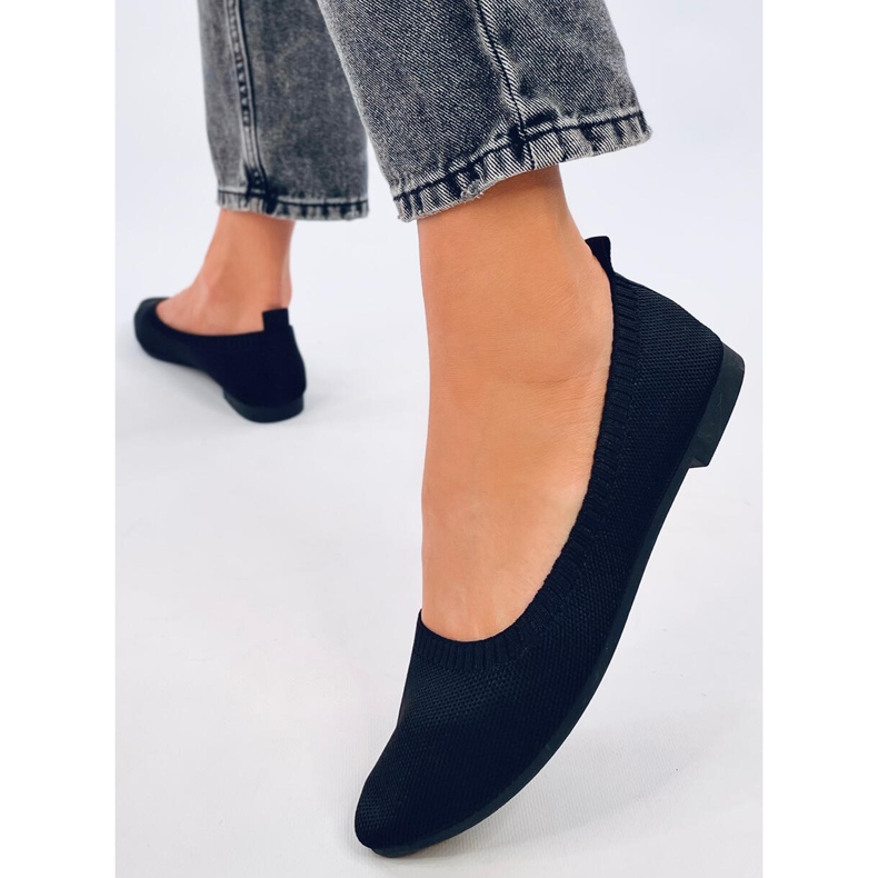 Kreiss Ballerines ajourées noires le noir 2