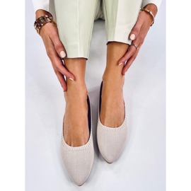 Kreiss Ballerines ajourées beiges 4