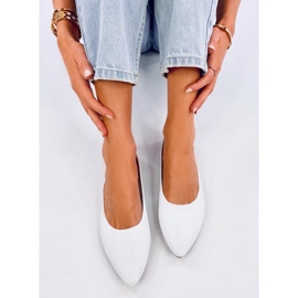 Kreiss Ballerines ajourées blanches 4