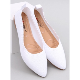 Kreiss Ballerines ajourées blanches 5