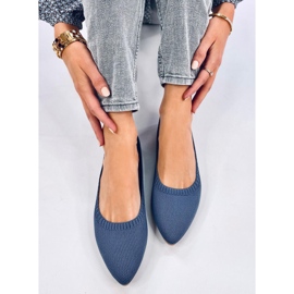 Ballerines ajourées Kreiss Bleu 4
