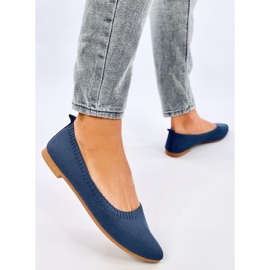 Ballerines ajourées Kreiss Bleu 3