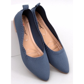 Ballerines ajourées Kreiss Bleu 5