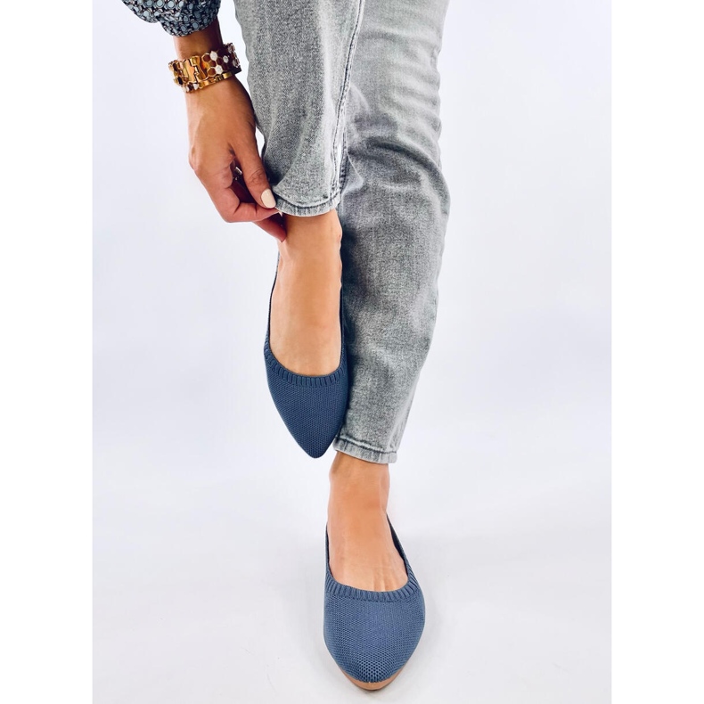 Ballerines ajourées Kreiss Bleu 1