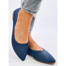 Ballerines ajourées Kreiss Bleu 2