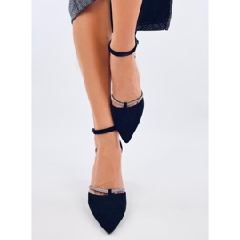 Escarpins à talons hauts Ingrid Black avec strass noir 1