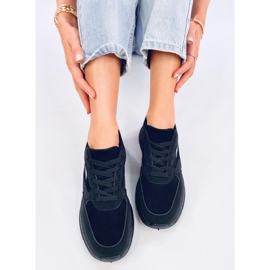 Clervie Baskets compensées noires le noir 4
