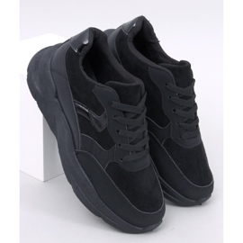 Clervie Baskets compensées noires le noir 1