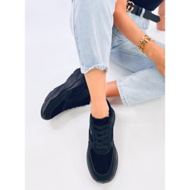 Clervie Baskets compensées noires le noir 5
