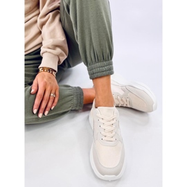 Clervie Baskets compensées beiges 4