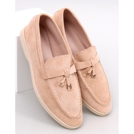 Robins Mocassins en daim souple beige 5