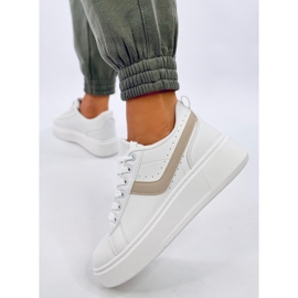 Emmas Baskets plateforme beiges blanc 2