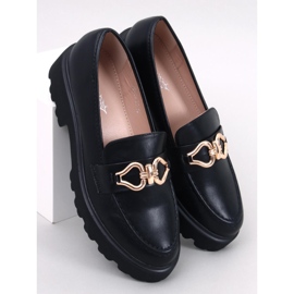 Mocassins avec boucle de Zandra Black le noir 1