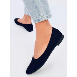 Ballerines avec insert en cuir Keys Noir le noir 2