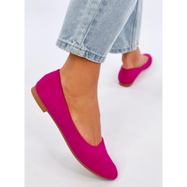 Ballerines Keys Fuchsia avec semelle intérieure en cuir rose 3