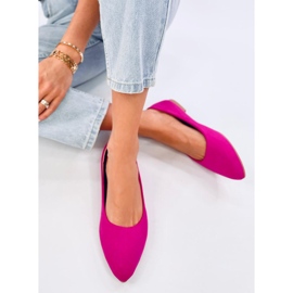 Ballerines Keys Fuchsia avec semelle intérieure en cuir rose 5
