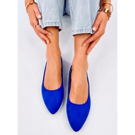 Ballerines Keys bleu ciel semelle intérieure cuir 3