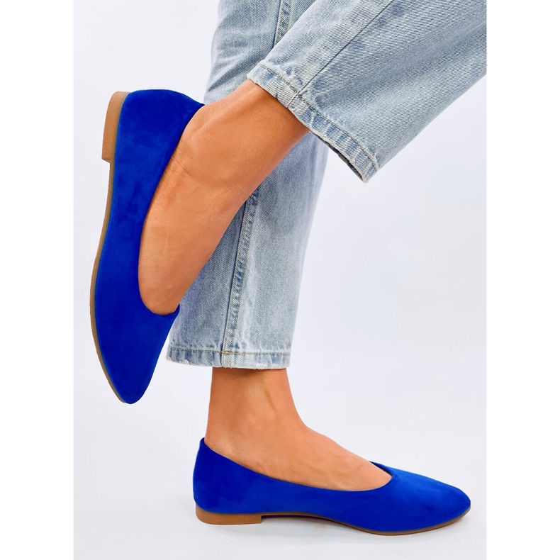 Ballerines Keys bleu ciel semelle intérieure cuir 1