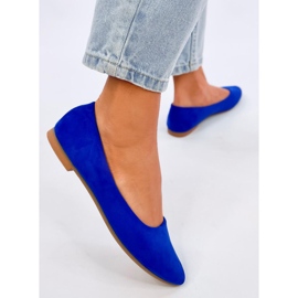 Ballerines Keys bleu ciel semelle intérieure cuir 2