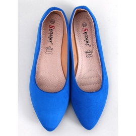 Ballerines Keys bleu ciel semelle intérieure cuir 5