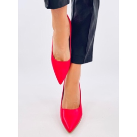 Escarpins grain femme Rouge Aurore 1 Escarpins grain femme Rouge Aurore 1