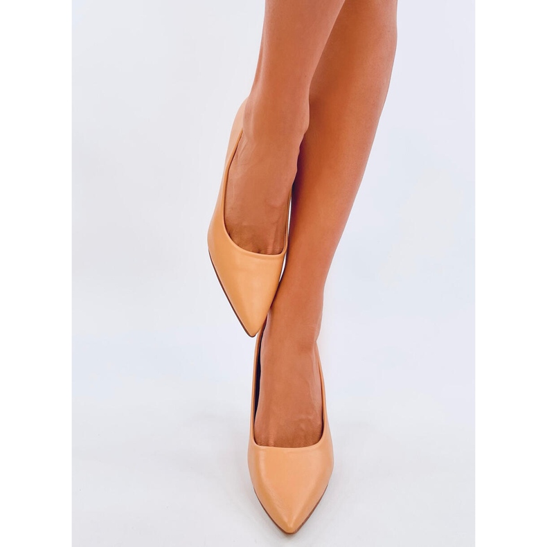 Escarpins grain femme Aurora Camel brun 1